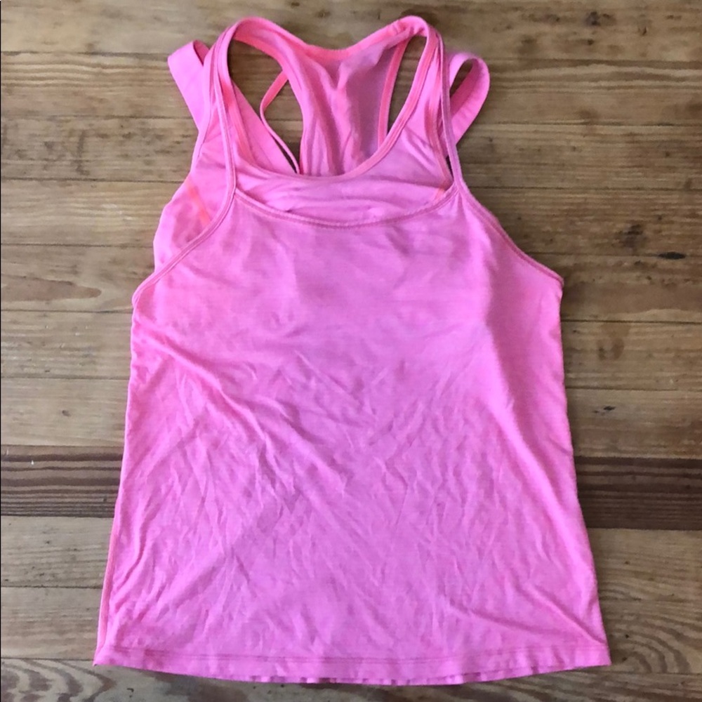 Lululemon tank top w/ built in support sz 8